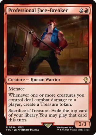 Professional Face-Breaker (296) Surge Foil - Commander: FINAL FANTASY