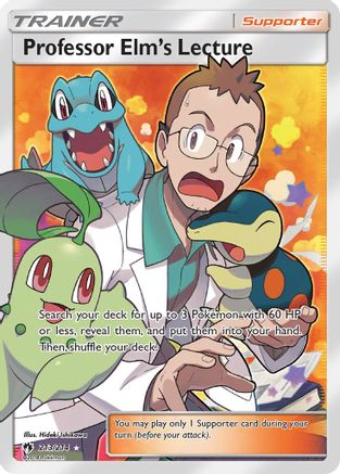 Professor Elm's Lecture (Full Art) (213) Holofoil - Lost Thunder