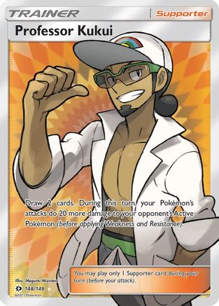 Professor Kukui (Full Art) (148) Holofoil - Sun & Moon