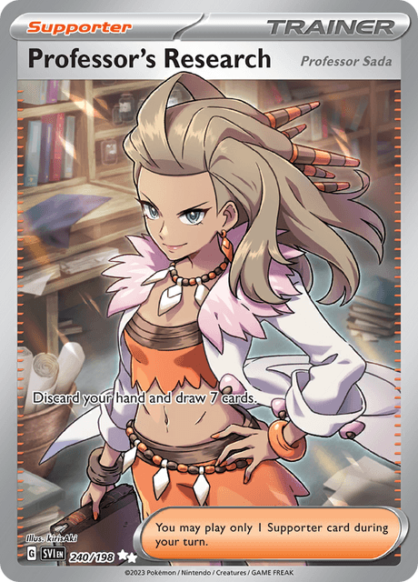 Professor's Research (Full Art) (240) Holofoil - Scarlet & Violet