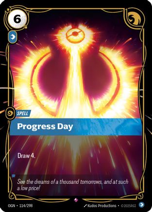 Progress Day (114) Foil - Origins
