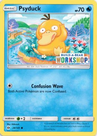 Psyduck (Build-A-Bear Workshop Exclusive) (28) - Miscellaneous Cards & Products