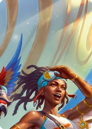 Puffin, Full Steam Ahead // Marlynn, Treasure Hunter Art Card (Top Center) - GEM Pack
