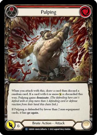 Pulping (Red) (1HR009) - Blitz Deck: Historic Pack 1 - Rhinar