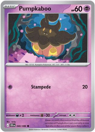 Pumpkaboo (40) Reverse Holofoil - Chaos Rising