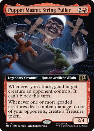 Puppet Master, String Puller (Extended Art) (370) - Commander: Marvel Super Heroes