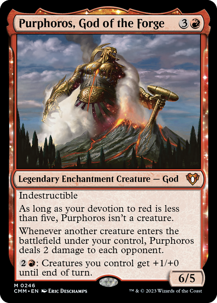 Purphoros, God of the Forge (246) - Commander Masters