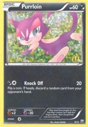 Purrloin (9) Holofoil - McDonalds Promos 2012