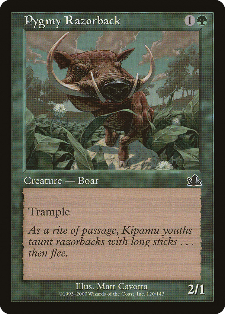 Pygmy Razorback (120) - Prophecy