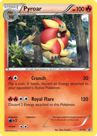 Pyroar (XY26) Holofoil - Black Star Promos