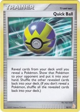 Quick Ball (10) - Trainer Kit: Manaphy & Lucario