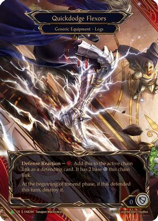 Quickdodge Flexors (Marvel) (FAB294) Cold Foil - Flesh and Blood: Promo Cards