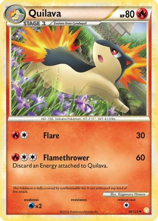 Quilava (49) - HeartGold & SoulSilver