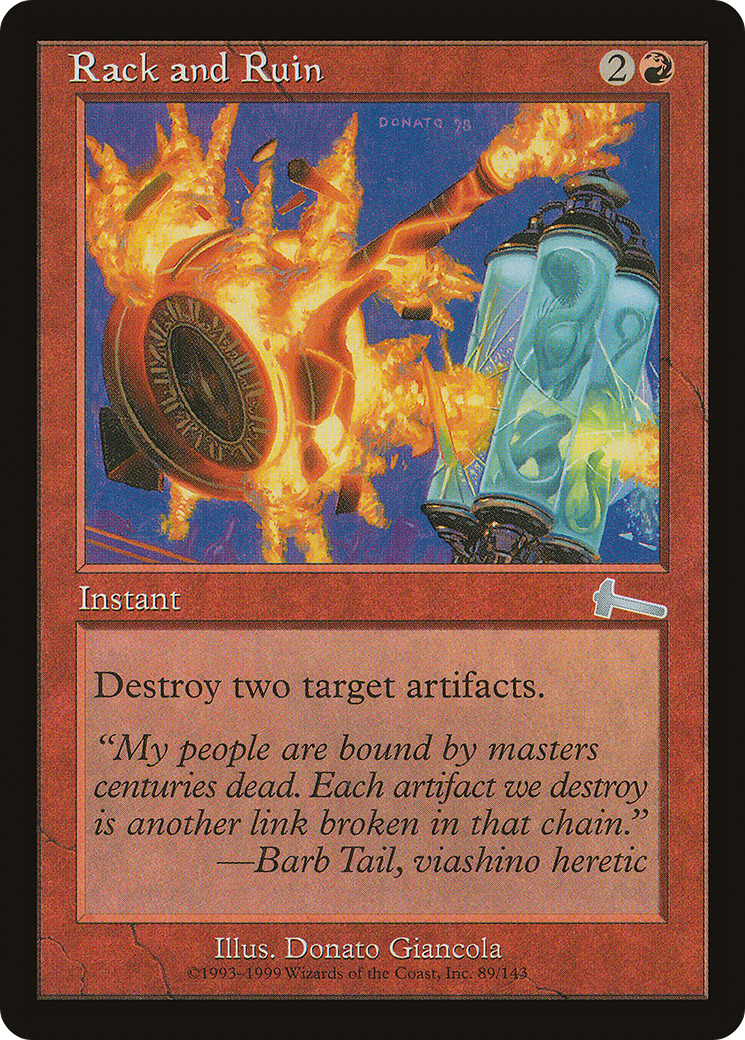 Rack and Ruin (089) Foil - Urza's Legacy