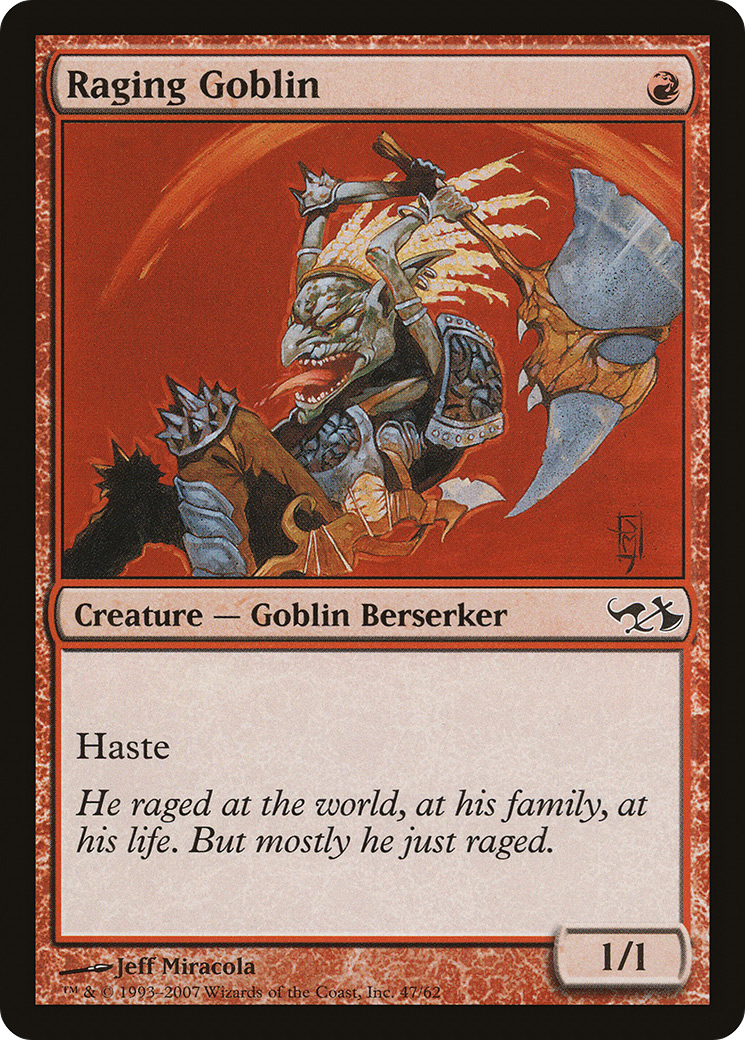 Raging Goblin (047) - Duel Decks: Elves vs. Goblins