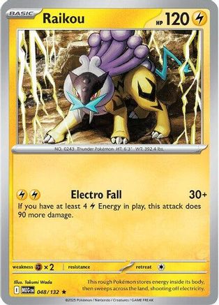 Raikou (48) Holofoil - Mega Evolution