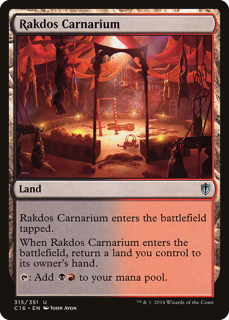 Rakdos Carnarium (315) - Commander 2016