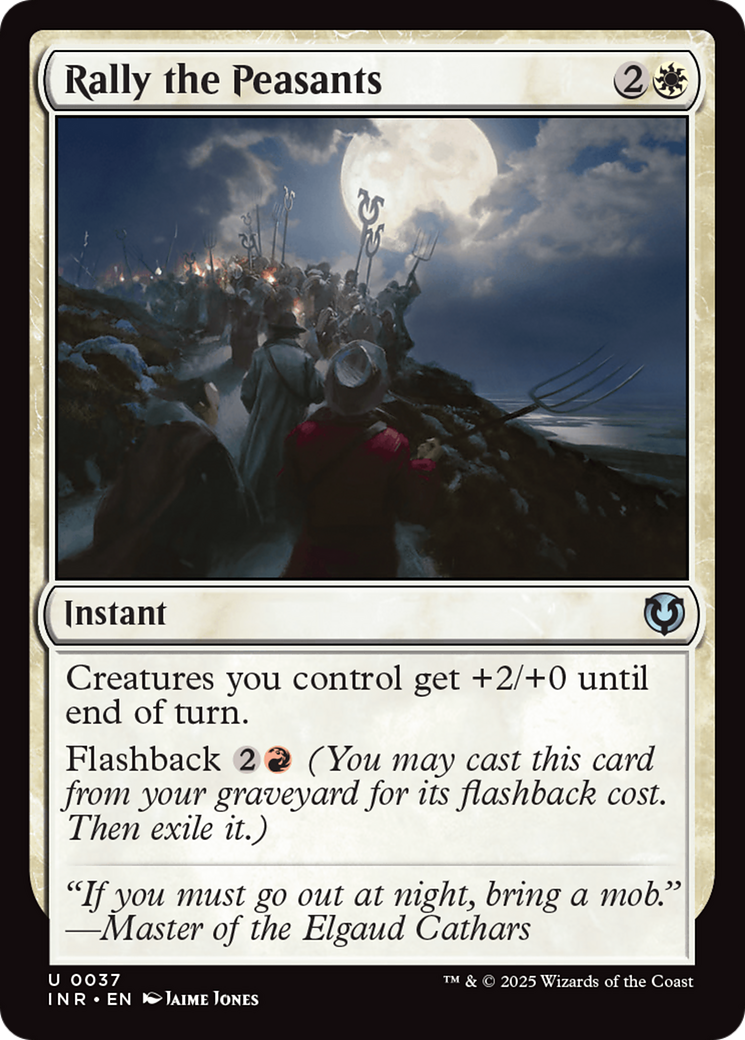 Rally the Peasants (037) Foil - Innistrad Remastered