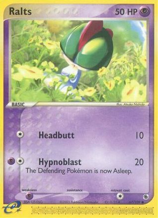 Ralts (67) Reverse Holofoil - Ruby and Sapphire