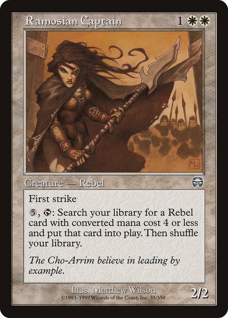 Ramosian Captain (035) - Mercadian Masques