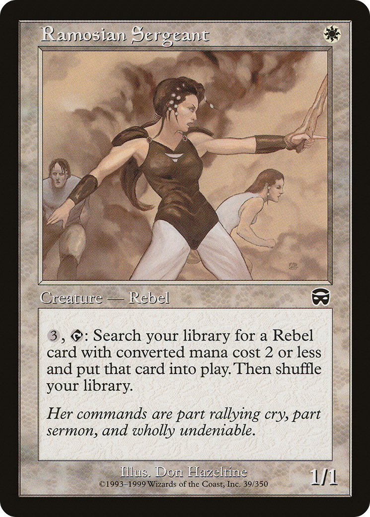 Ramosian Sergeant (039) Foil - Mercadian Masques
