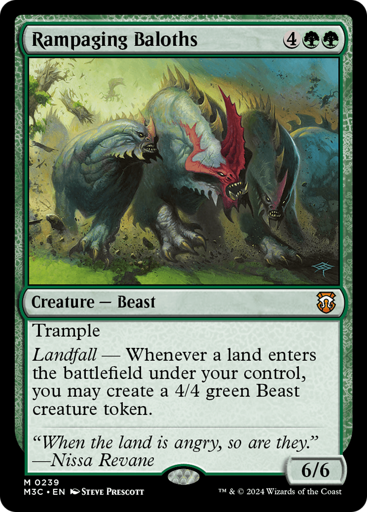 Rampaging Baloths (239) - Commander: Modern Horizons 3