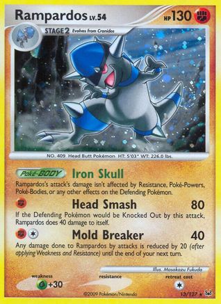 Rampardos (13) Holofoil - Platinum