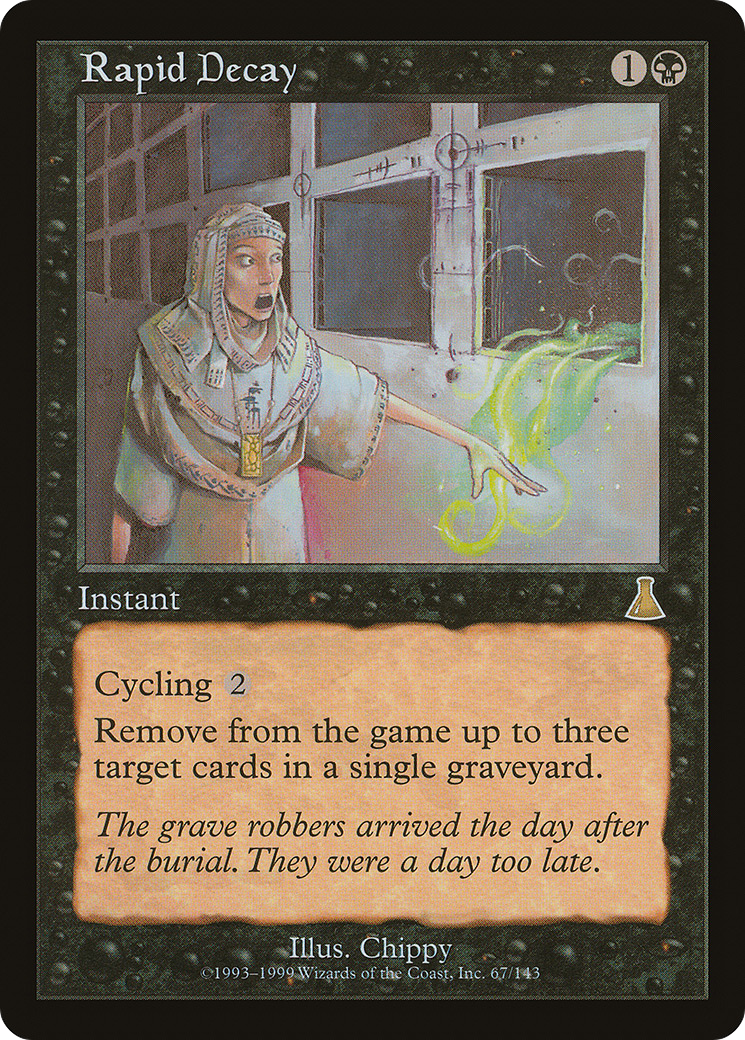 Rapid Decay (067) Foil - Urza's Destiny