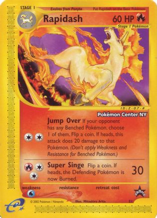 Rapidash (Pokemon Center NY) (51) - Wizards of the Coast Promos