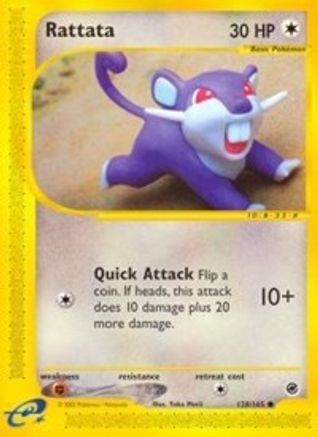Rattata (128) Reverse Holofoil - Expedition