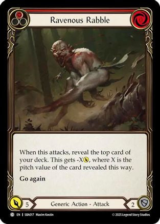 Ravenous Rabble (Red) (SBA017) - Silver Age