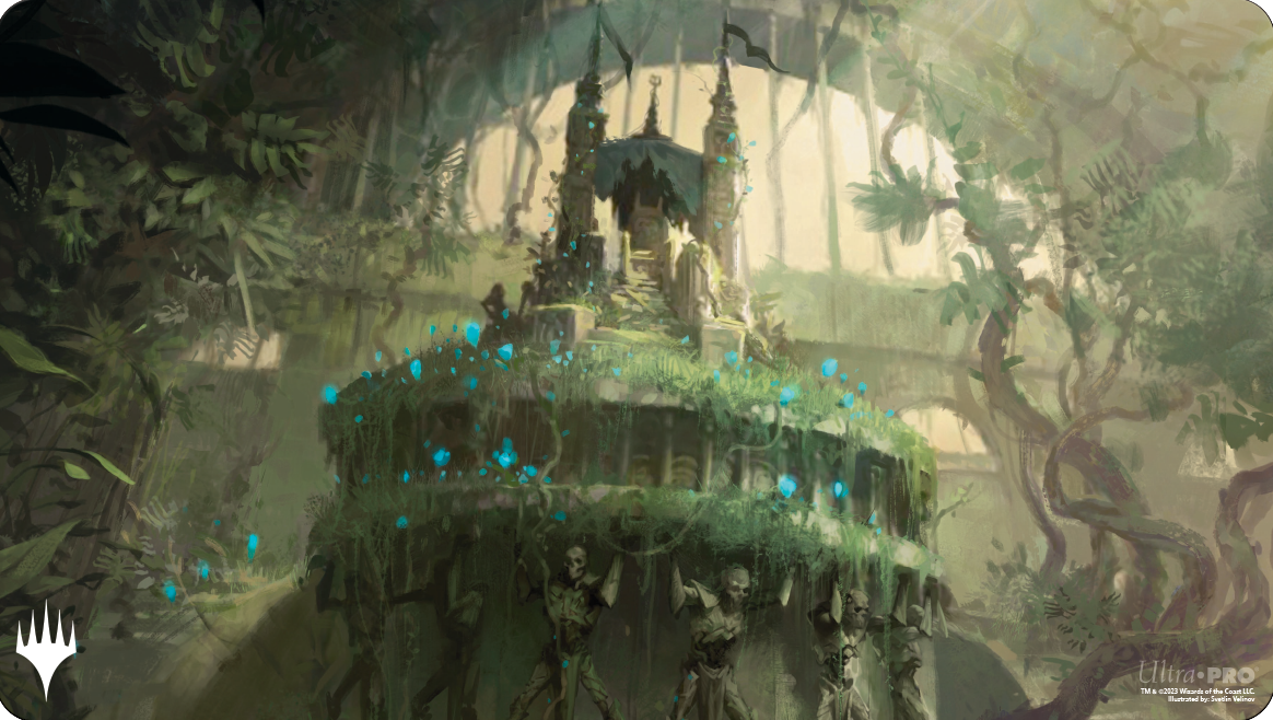 Ravnica Remastered Playmat Golgari Swarm Overgrown Tomb-Silver Goblin