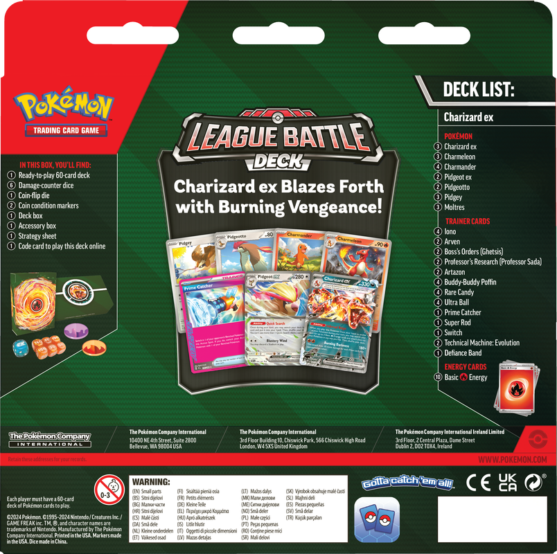 Pokémon TCG: Charizard ex League Battle Deck
