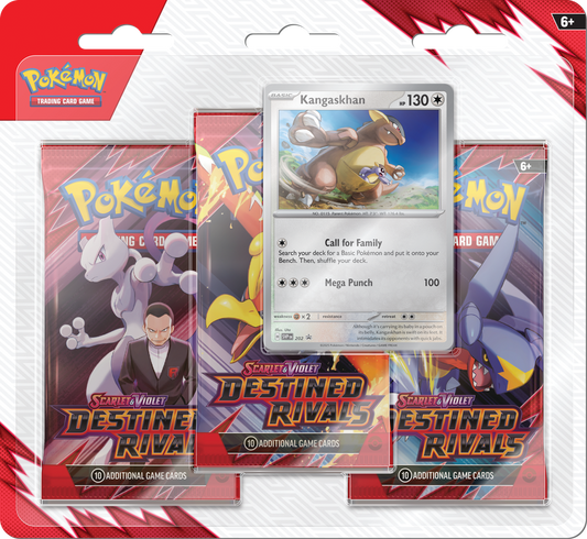 Pokémon TCG: Scarlet & Violet - Destined Rivals 3 Pack Blister
