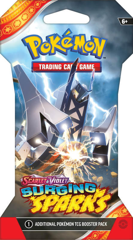 Pokémon TCG: Scarlet & Violet - Surging Sparks Sleeved Booster