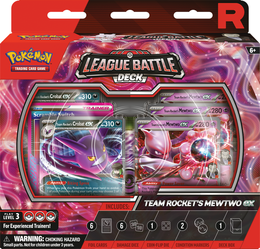 Pokémon TCG: Team Rocket's Mewtwo ex League Battle Deck