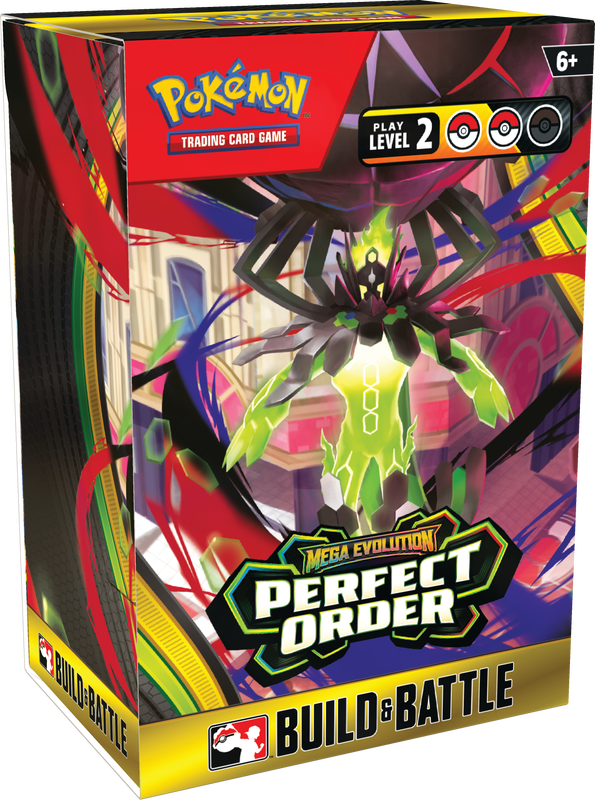 Pokémon TCG: Mega Evolution - Perfect Order Build & Battle Box