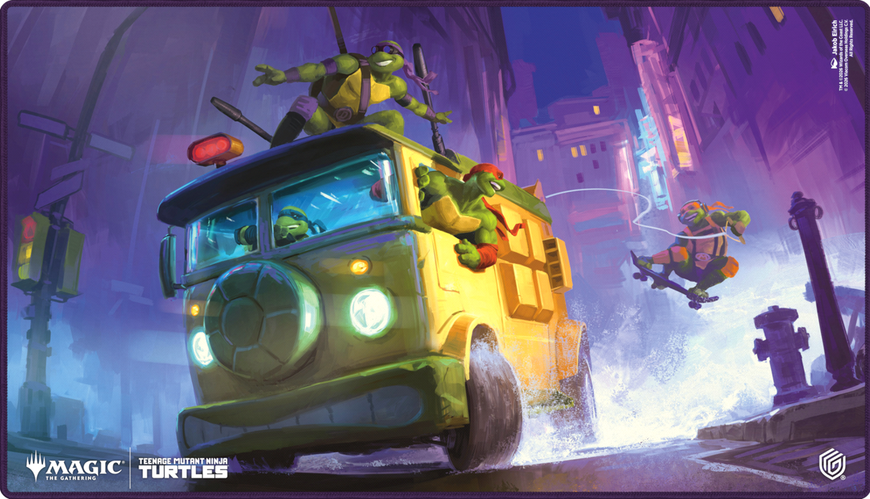 Teenage Mutant Ninja Turtles Playmat Turtle Van