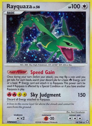 Rayquaza (14) Holofoil - Legends Awakened