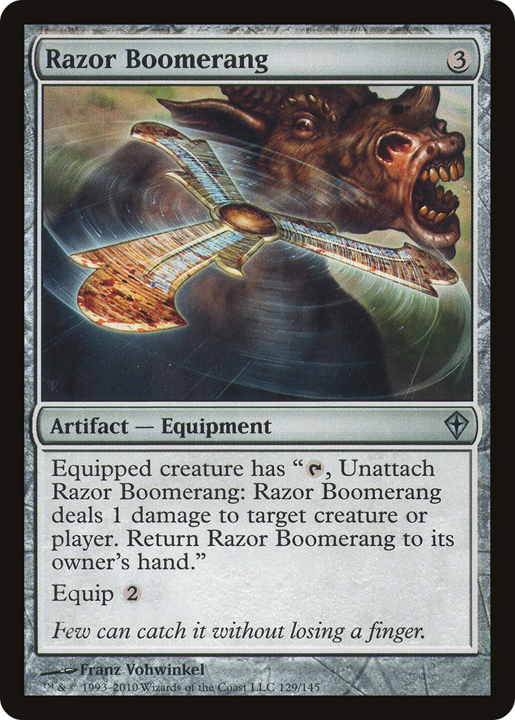 Razor Boomerang (129) - Worldwake