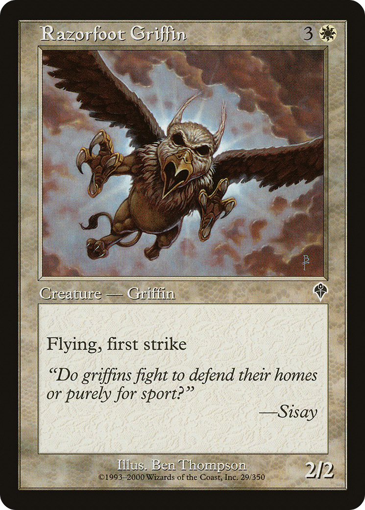 Razorfoot Griffin (029) - Invasion