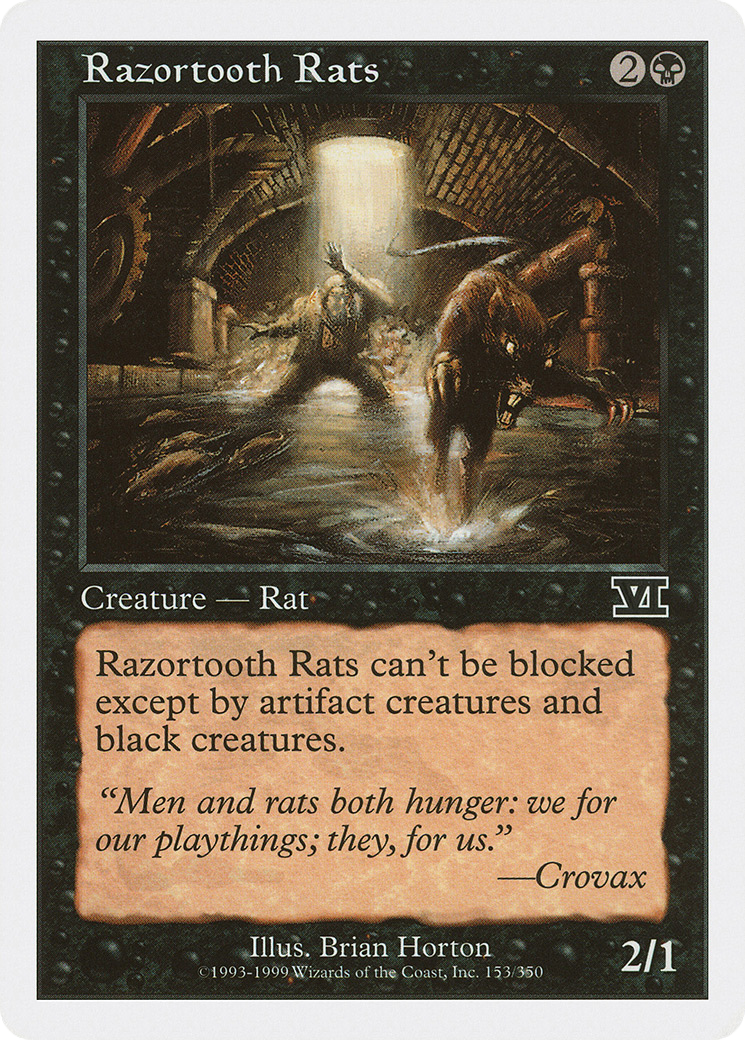 Razortooth Rats (153) - Classic Sixth Edition