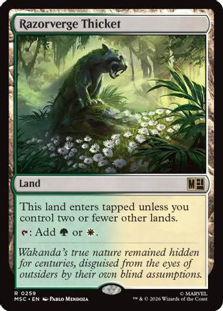 Razorverge Thicket (259) - Commander: Marvel Super Heroes