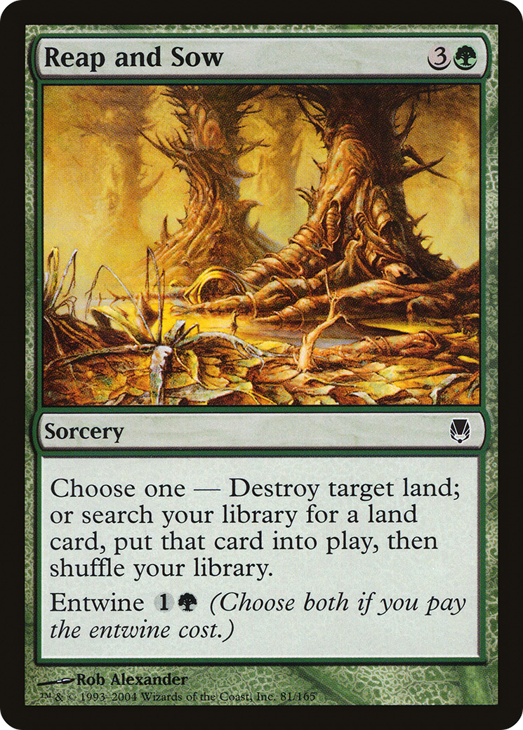 Reap and Sow (081) Foil - Darksteel