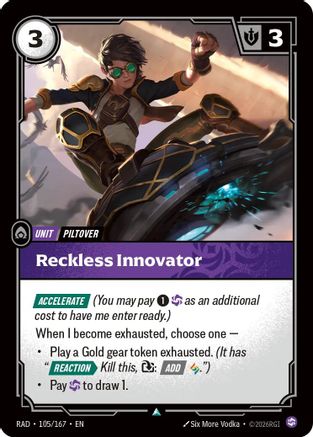 Reckless Innovator (105) Foil - Radiance