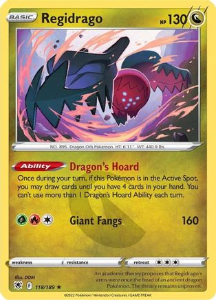 Regidrago (118) Reverse Holofoil - Astral Radiance