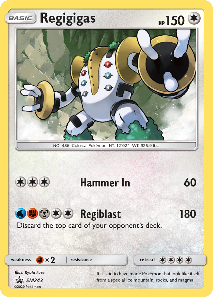 Regigigas (SM243) Holofoil - Black Star Promos