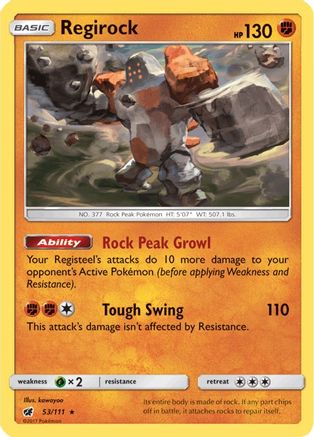Regirock (53) - Crimson Invasion