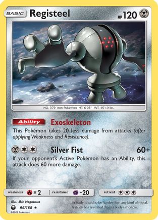 Registeel (96) Reverse Holofoil - Celestial Storm