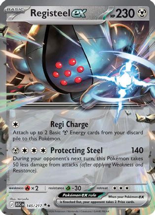 Registeel ex (145) Holofoil - Ascended Heroes